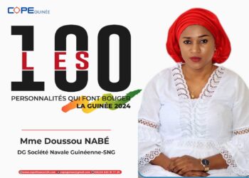 8ème édition du forum national des Acteurs Publics-FONAP:  Mme. Doussou NABÉ sélectionnée parmi les personnalités qui font bouger la Guinée. 