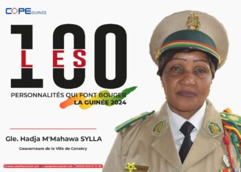 8ème édition du forum national des Acteurs Publics -FONAP:  Général M’Mahawa Sylla sélectionnée parmi les personnalités qui font bouger la Guinée 2024.
