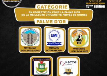 Palme d’Or de la Meilleure Université Privée : 15ème édition de GUINEA COMPANY AWARDS/ le voting du grand public de la palme d’Or de la meilleure université privée en Guinée 2024 lancé.