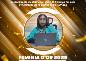 Femina d’Or 2025: Fatoumata BERETE, Économiste, Analyste financière et Directrice de Cabinet à la Chambre Nationale d’Agriculture de Guinée.