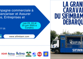 Grande campagne commerciale à Conakry : Bancariser et Assurer nos Marchés, Entreprises et Industries.