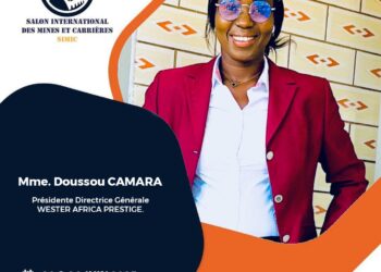 SIMIC 2025 : Mme DOUSSOU CAMARA, une figure émergente dans l’industrie minière qui mérite d’être soutenue.