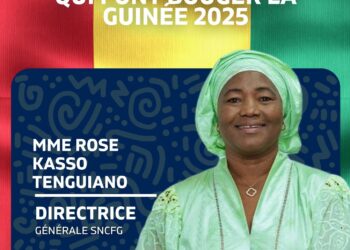 FONAP 2025: Mme Rose Kasso Tenguiano parmi les 100 personnalités qui font bouger la Guinée !