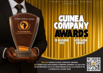 16ème édition: GUINEA COMPANY AWARDS CÉLÈBRE LES 50 ENTREPRISES LES PERFORMANTES EN GUINÉE.