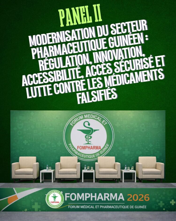 FOMPHARMA 2026 – PANEL II DU FORUM MÉDICAL ET PHARMACEUTIQUE DE GUINÉE