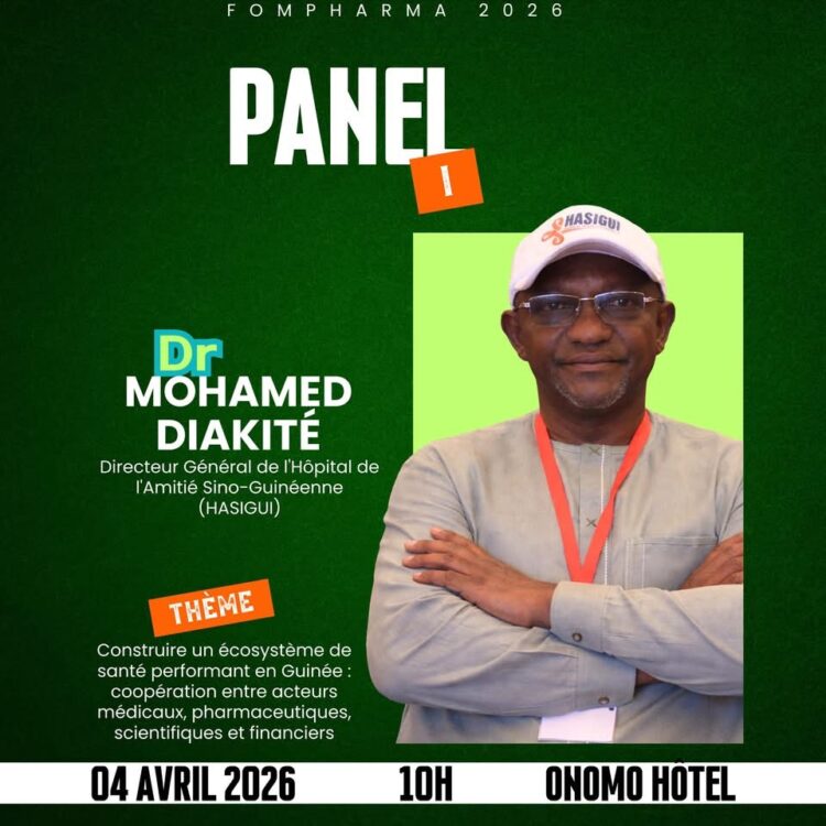 FOMPHARMA 2026 : Dr. Mohamed Diakité, de l’hôpital HASIGUI, rejoint les experts pour transformer la santé en Guinée