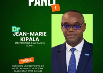 FOMPHARMA 2026 : Le Dr Jean-Marie Kipala, Représentant-Pays de l’OMS en Guinée, illumine le panel sur l’avenir du système de santé