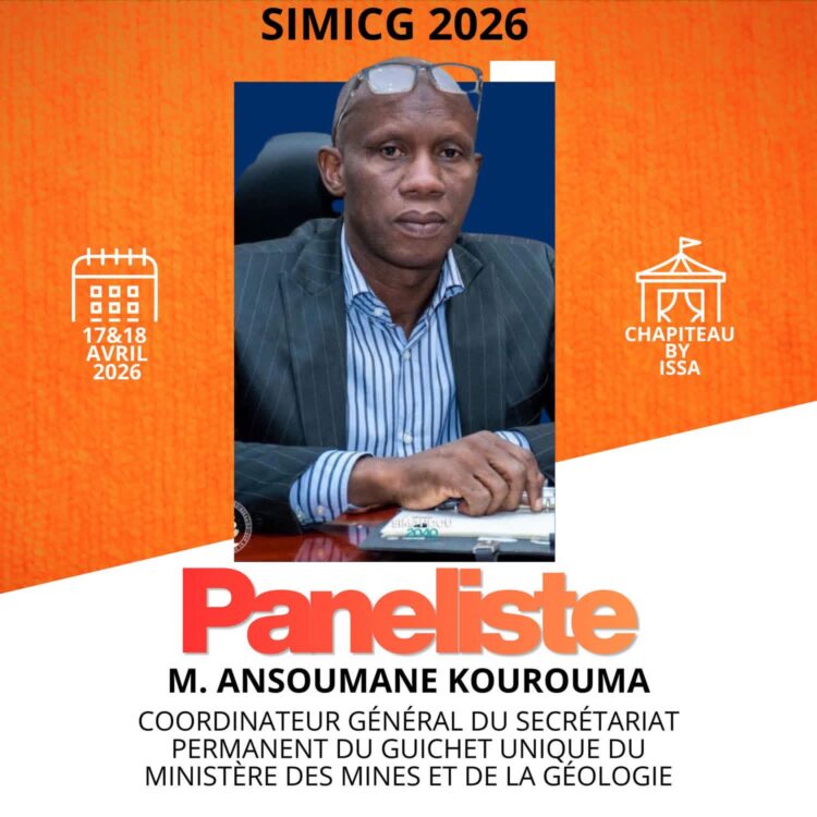 SIMICG 2026 : M. Ansoumane Kourouma, Coordinateur du Guichet Unique des Mines, pilote les réformes pour attirer les investisseurs