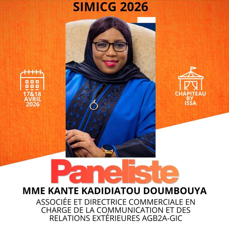 « Kante Kadidiatou Doumbouya au SIMICG 2026 : la communication au cœur de la valorisation du secteur extractif guinéen