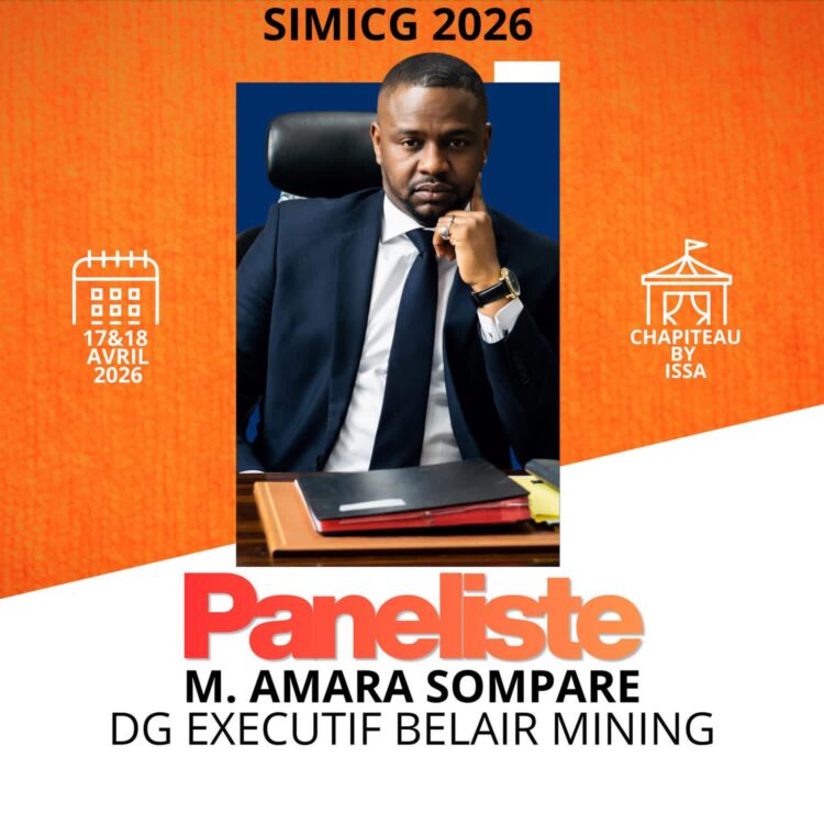 SIMICG 2026 : M. Amara Somparé, DG Exécutif de Belair Mining, rejoint les panélistes pour des échanges stratégiques sur l’avenir du mining en Guinée