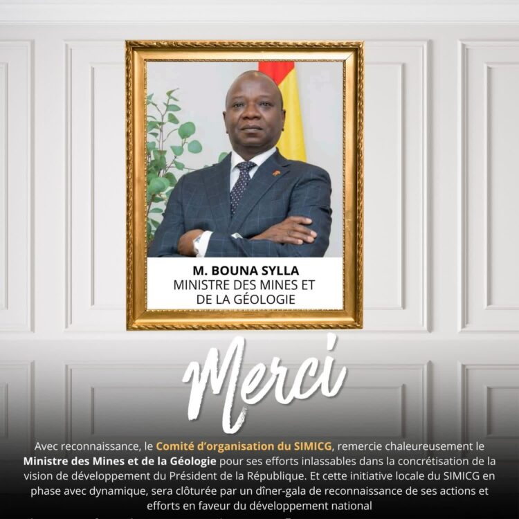 SIMICG 2026 : le comité d’organisation remercie M. Bouna SYLLA