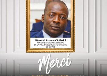 Le SIMICG 2026 exprime sa profonde reconnaissance au Général Amara CAMARA